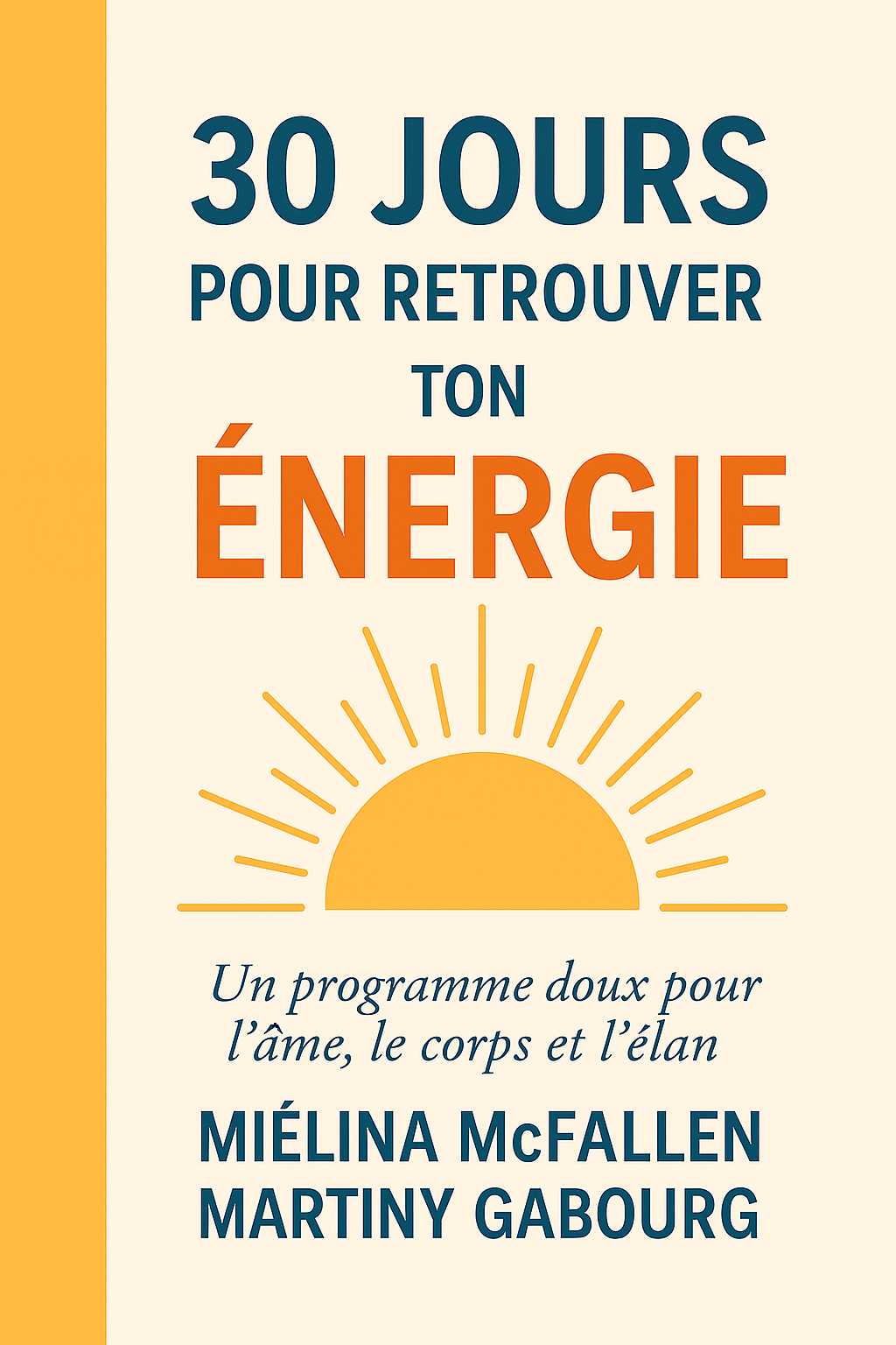 30 jours pour retrouver ton énergie