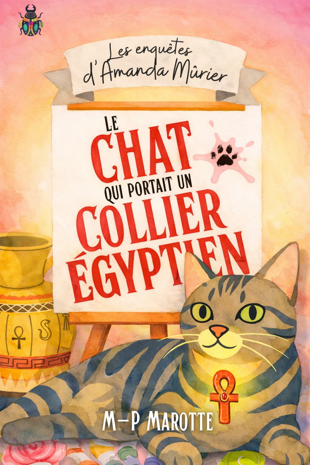 Le chat qui portait un collier égyptien