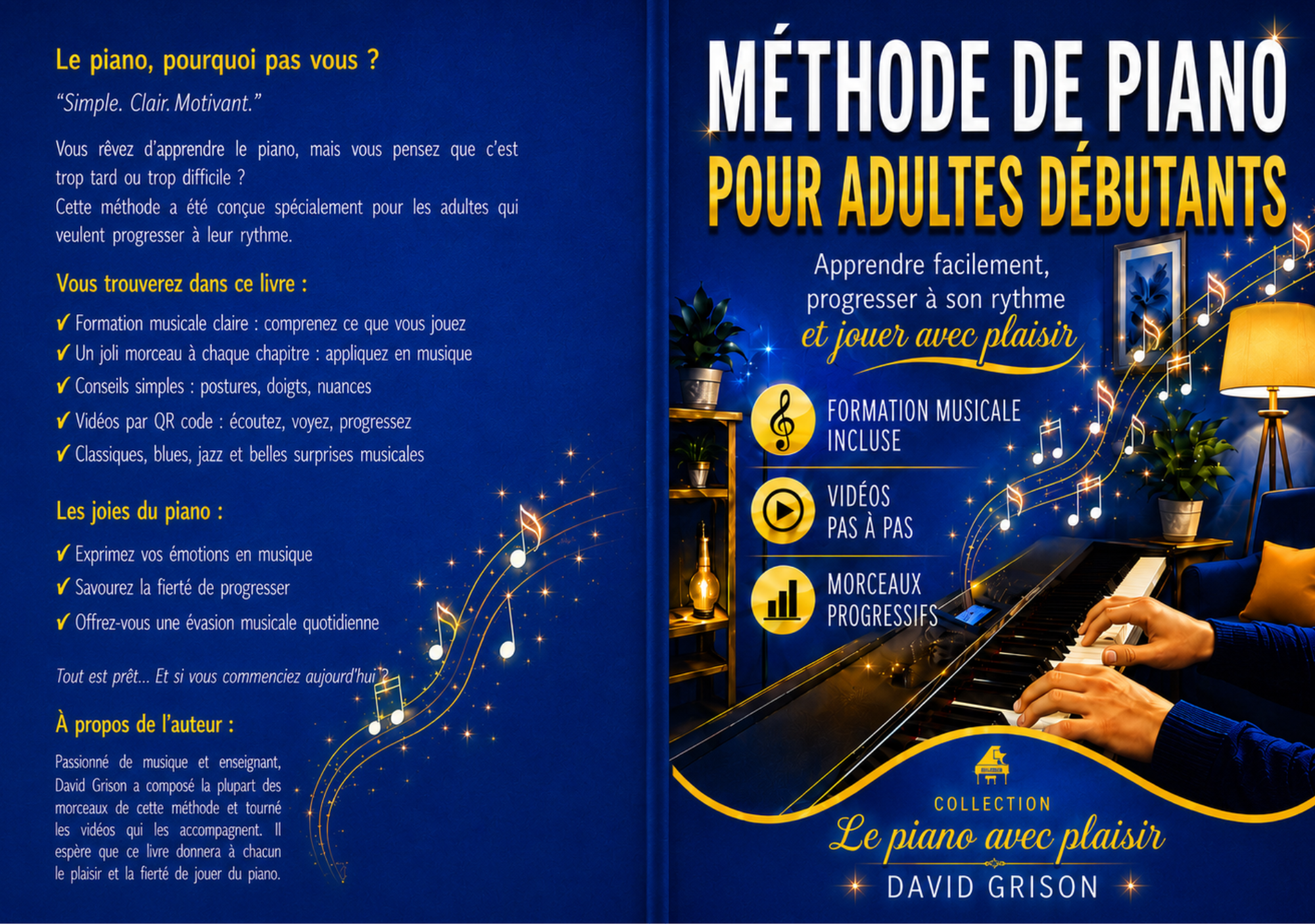 Méthode de piano pour adultes débutants